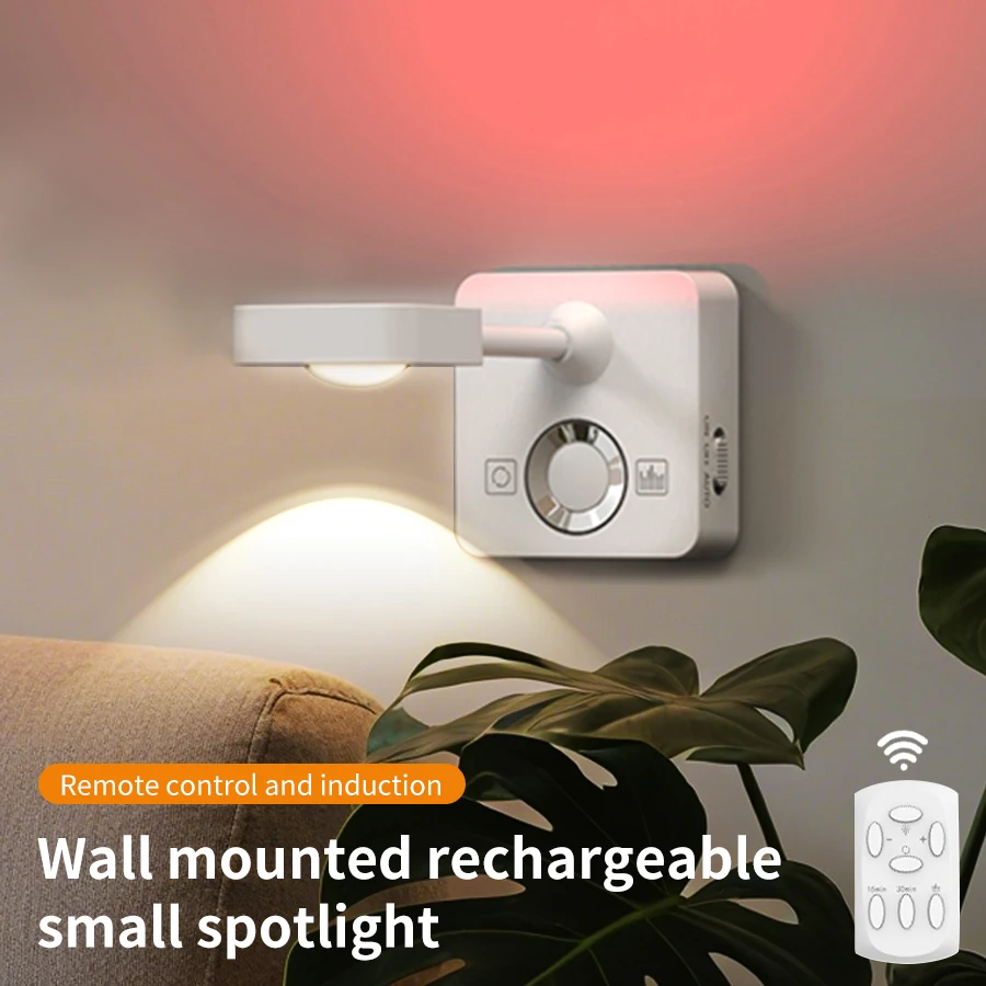 Светодиодный перезаряжаемый ночник с дистанционным управлением, светодиодный прожектор с двойной головкой, беспроводной настенный светильник RGB для внутреннего освещения спальни
Светодиодный перезаряжаемый ночник с дистанционным управлением, светодиодный прожектор с двойной головкой, беспроводной настенный светильник RGB для внутреннего освещения спальни