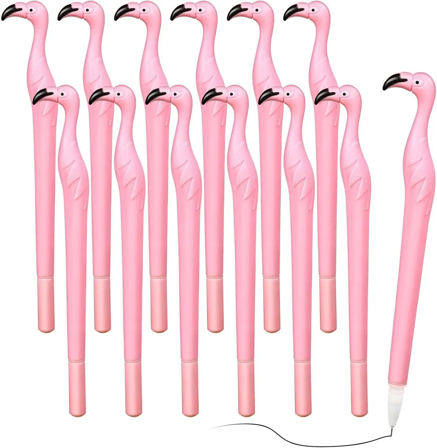 Sabary 12 Pieces Cute Flamingo Pens Gift Creative Flamingo Pen Novelty Plastic Pink Rubber Ballpoint Pens Black Ink 0.5 mm for Women Teacher Student Girlfriend Flamingo Party Favors Supplies
Sabary 12 Pieces Cute Flamingo Pens Gift Creative Flamingo Pen Novelty Plastic Pink Rubber Ballpoint Pens Black Ink 0.5 mm for Women Teacher Student Girlfriend Flamingo Party Favors Supplies