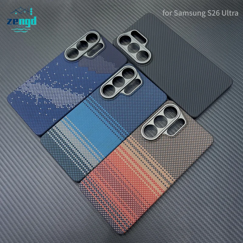 Магнитный чехол из кевлара для Samsung S26 Ultra — тонкий, ударопрочный, с сильным магнитом, поддержкой беспроводной зарядки, из прочного арамидного волокна
Магнитный чехол из кевлара для Samsung S26 Ultra — тонкий, ударопрочный, с сильным магнитом, поддержкой беспроводной зарядки, из прочного арамидного волокна