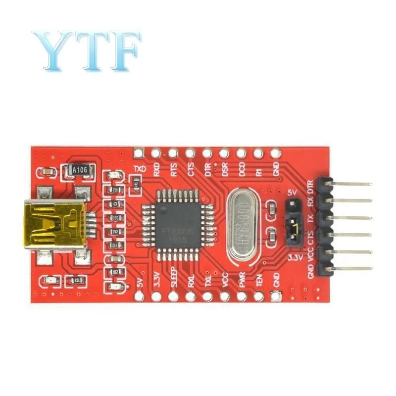 Кабель-адаптер FT232 FT232BL FT232RL USB 2,0 для скачивания уровня TTL для модуля адаптера последовательной платы 5 в 3,3 В отладчик
Кабель-адаптер FT232 FT232BL FT232RL USB 2,0 для скачивания уровня TTL для модуля адаптера последовательной платы 5 в 3,3 В отладчик