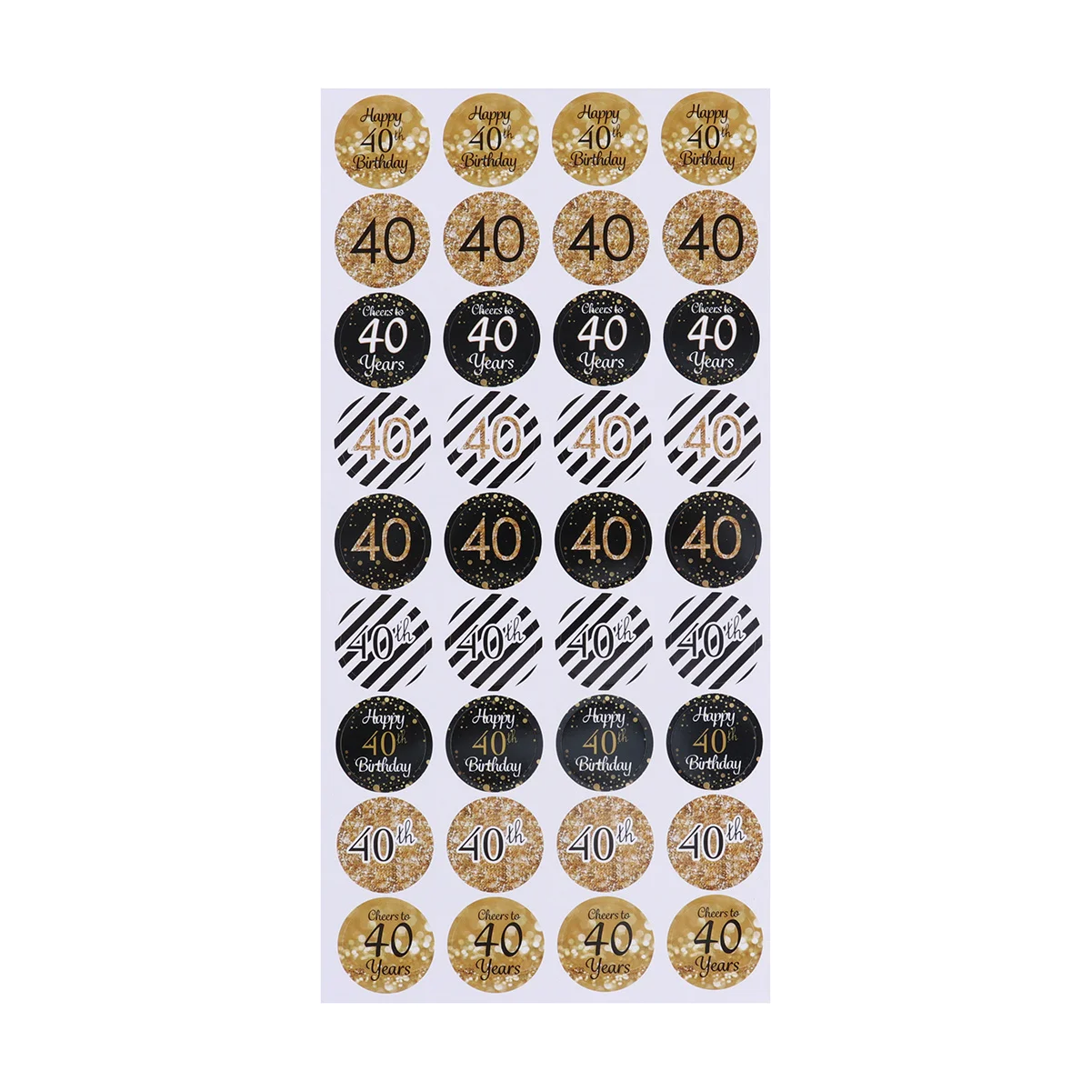 432Pcs Birthday Party Stickers Colorful 50Th Celebration Round Sealing Labels Sticky Art Decals for Present Wrapping Photo Props
432Pcs Birthday Party Stickers Colorful 50Th Celebration Round Sealing Labels Sticky Art Decals for Present Wrapping Photo Props