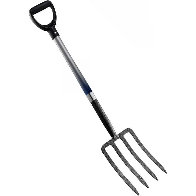 4-Tine Spading Digging Fork, Garden Digging Spading Fork Forged Steel with D-Grip Handle 41“
4-Tine Spading Digging Fork, Garden Digging Spading Fork Forged Steel with D-Grip Handle 41“