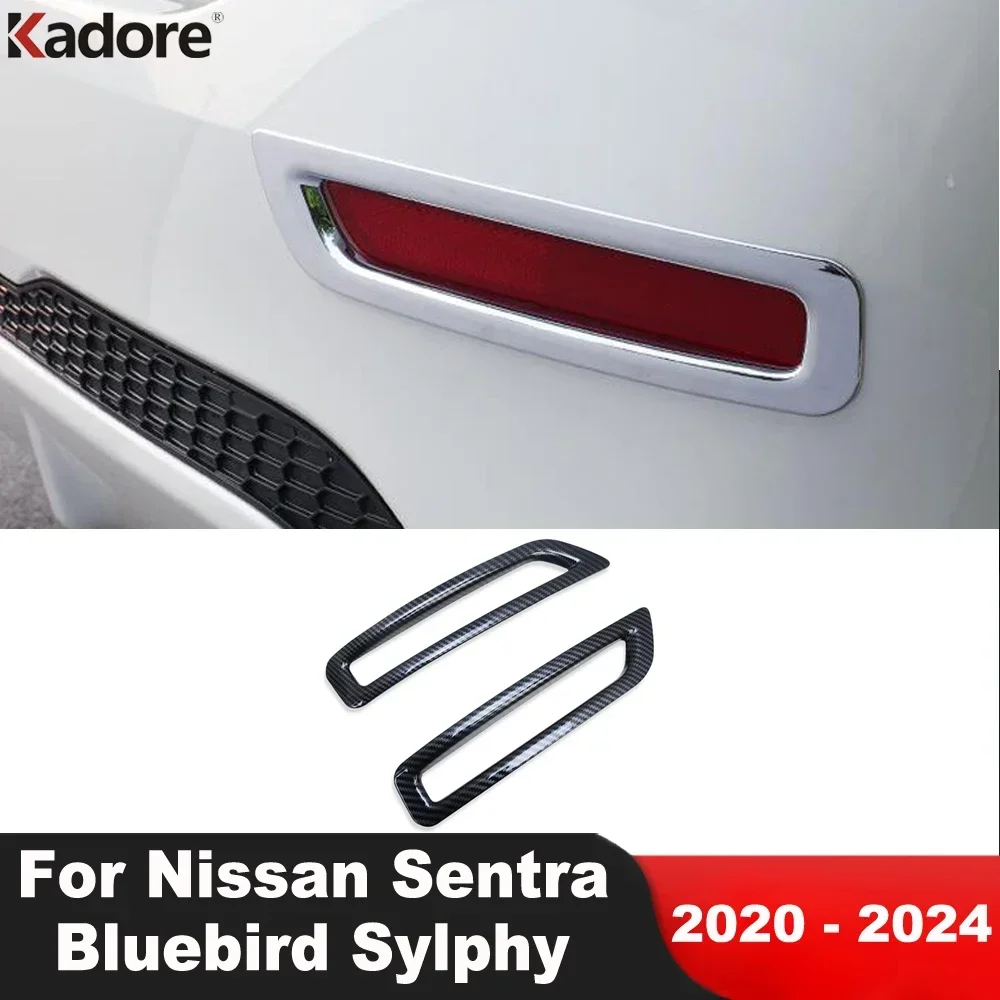 Rear Fog Light Lamp Cover Trim For Nissan Sentra Bluebird Sylphy 2020-2022 2023 2024 Carbon Car Tail Foglight Trims Accessories
Rear Fog Light Lamp Cover Trim For Nissan Sentra Bluebird Sylphy 2020-2022 2023 2024 Carbon Car Tail Foglight Trims Accessories
