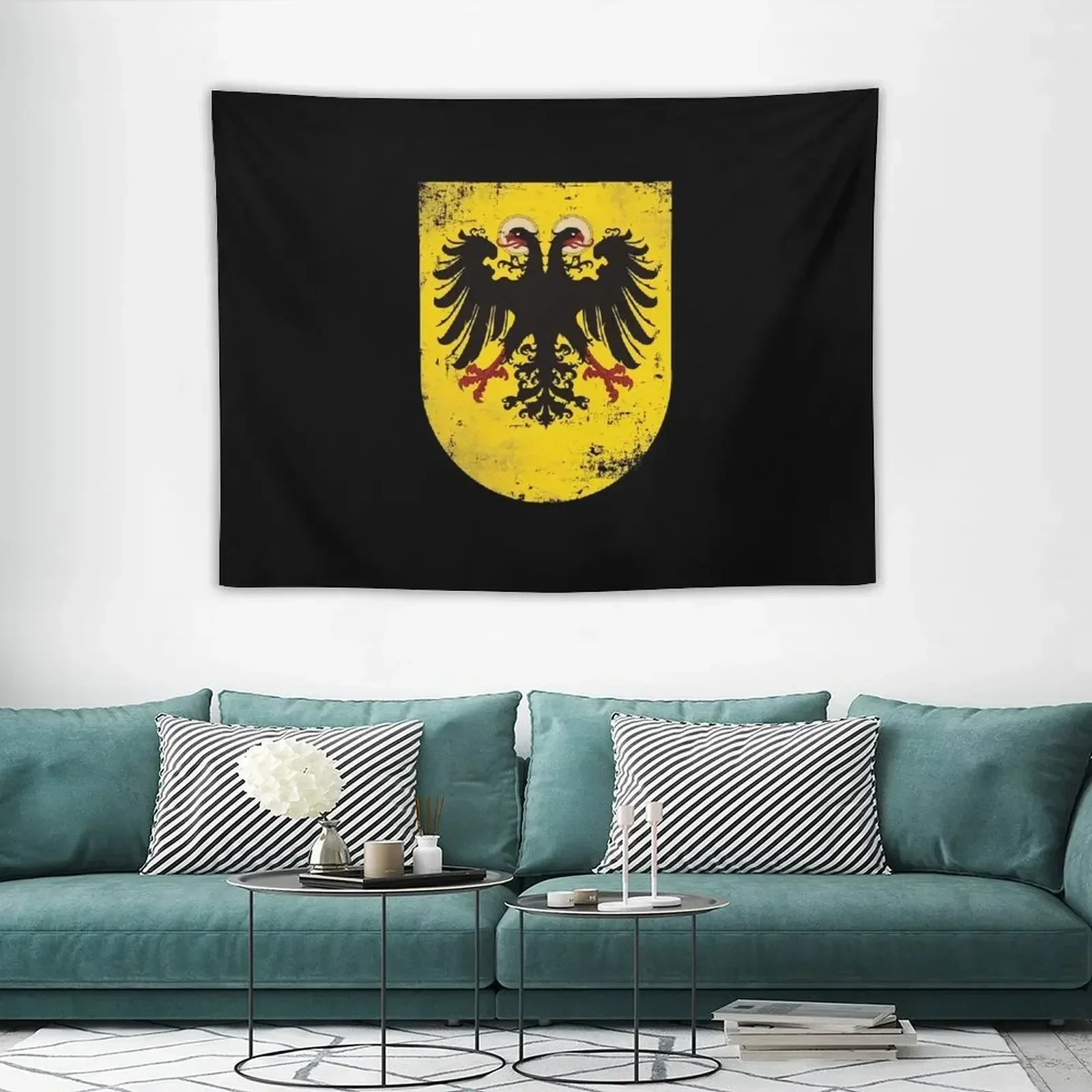Holy Roman Empire Double Headed Eagle Emblem Coat of Arms Tapestry Wall Mural Decoration For Home Tapestry
Holy Roman Empire Double Headed Eagle Emblem Coat of Arms Tapestry Wall Mural Decoration For Home Tapestry