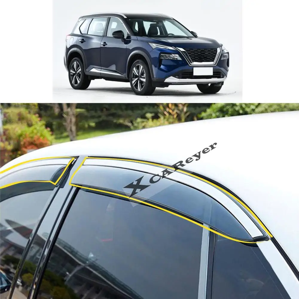 For NISSAN X-Trail XTrail T32/Rogue 2014 2015 2016-2018-2021 Car Sticker Plastic Window Glass Wind Visor Rain/Sun Guard Vent
For NISSAN X-Trail XTrail T32/Rogue 2014 2015 2016-2018-2021 Car Sticker Plastic Window Glass Wind Visor Rain/Sun Guard Vent