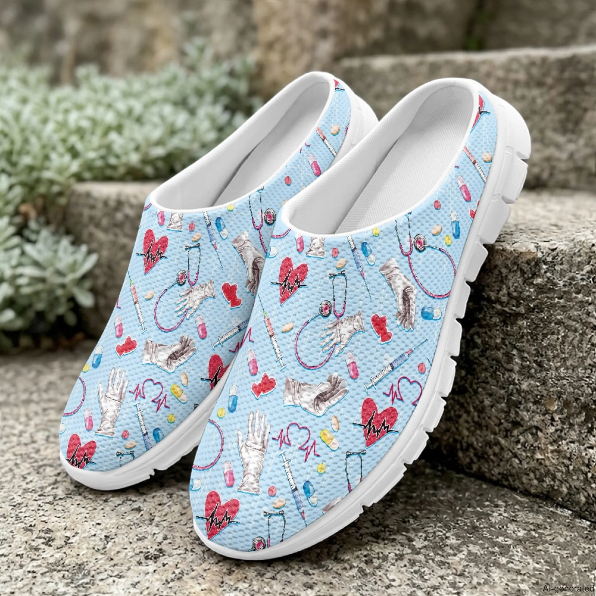 XIXIRIMIDO Casual Shoes Medical Pattern Nurse Shoes Versatile Sports Women's Slippers Breathable Mesh Men's Walking Shoes 35-48
XIXIRIMIDO Casual Shoes Medical Pattern Nurse Shoes Versatile Sports Women's Slippers Breathable Mesh Men's Walking Shoes 35-48