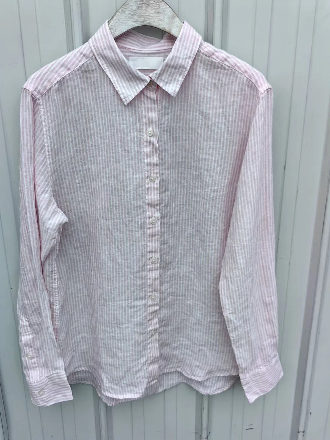 Loose Fit Long Sleeve Women's Shirt Linen Stripe Casual Style Breathable Comfortable Spring Summer Fashion Ladies' Blouse
Loose Fit Long Sleeve Women's Shirt Linen Stripe Casual Style Breathable Comfortable Spring Summer Fashion Ladies' Blouse