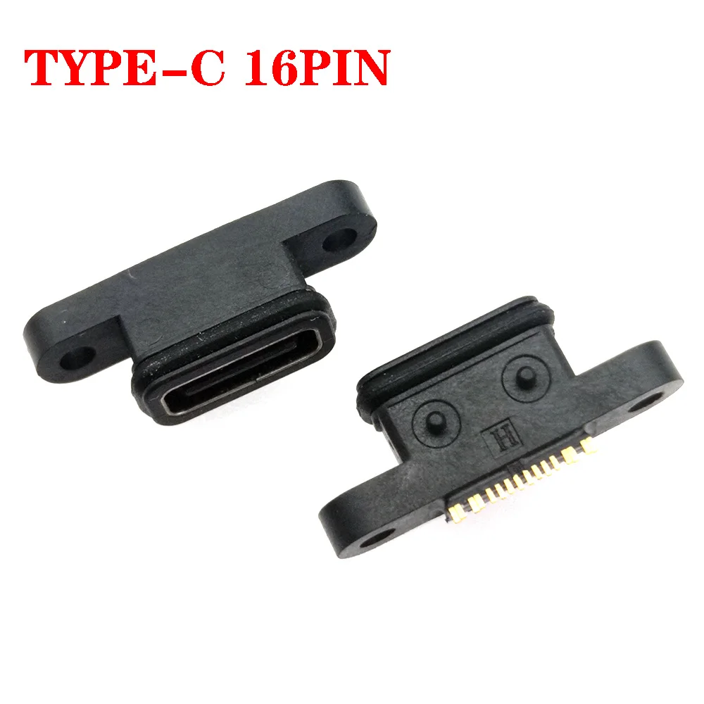 1-3PCS TYPE-C 16PIN Patch Waterproof Female Base Connector 180 Degree With Ear Post 2P With Double Hole Waterproof Parts Adapter
1-3PCS TYPE-C 16PIN Patch Waterproof Female Base Connector 180 Degree With Ear Post 2P With Double Hole Waterproof Parts Adapter