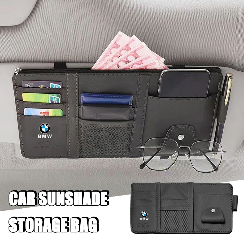 For BMW Car Sun Visor Bill Pen Business Card Holder Storage Box Sunglasses Clip Stowing Tidying Multifunctional Car Accessories
For BMW Car Sun Visor Bill Pen Business Card Holder Storage Box Sunglasses Clip Stowing Tidying Multifunctional Car Accessories