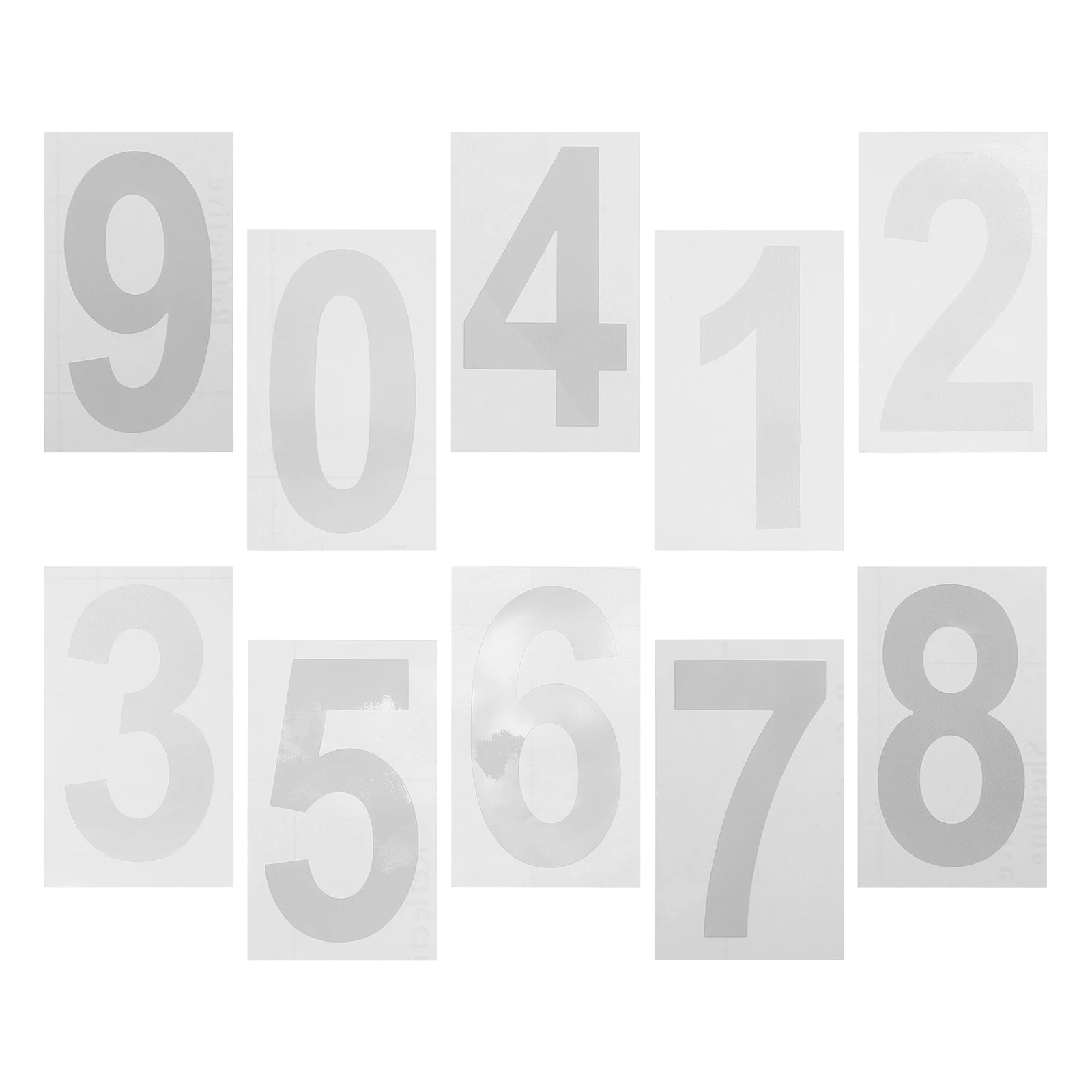 Reflective Number Stickers 10 Sheets Detachable Mailbox Paper Decals Waterproof Large DIY Adhesive Vinyl Numbers
Reflective Number Stickers 10 Sheets Detachable Mailbox Paper Decals Waterproof Large DIY Adhesive Vinyl Numbers