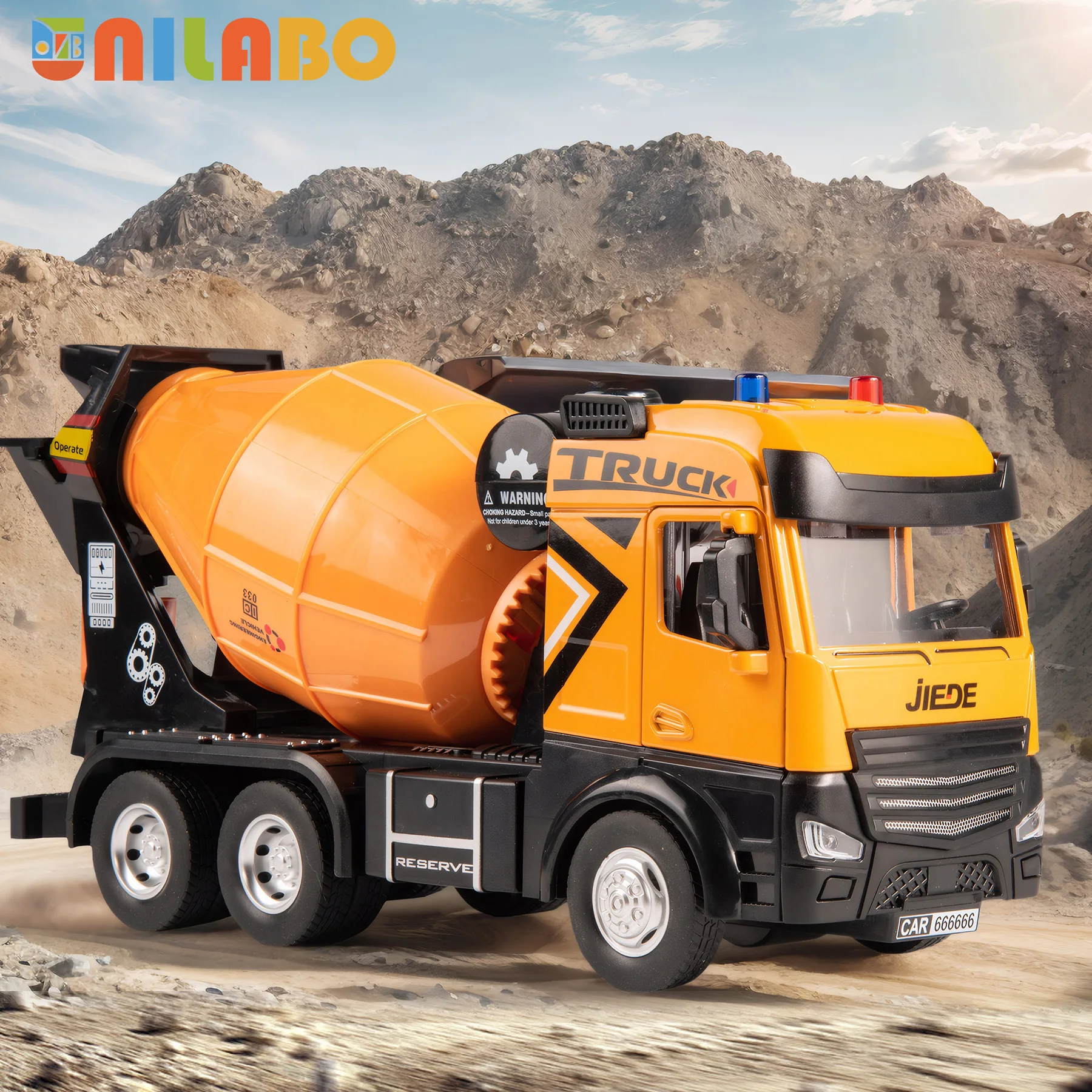 Alloy 1:40 Mixer Truck Rotating Drum, Inertial Power, Sound Light - Construction Engineering Toy, Perfect Gift for Boys Girls 3+
Alloy 1:40 Mixer Truck Rotating Drum, Inertial Power, Sound Light - Construction Engineering Toy, Perfect Gift for Boys Girls 3+