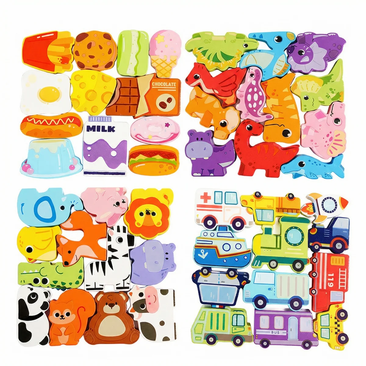 Baby Montessori Wooden 3D jigsaw Puzzle Creative for Children's Intelligence Development Early Educational DIY toy for Children
Baby Montessori Wooden 3D jigsaw Puzzle Creative for Children's Intelligence Development Early Educational DIY toy for Children