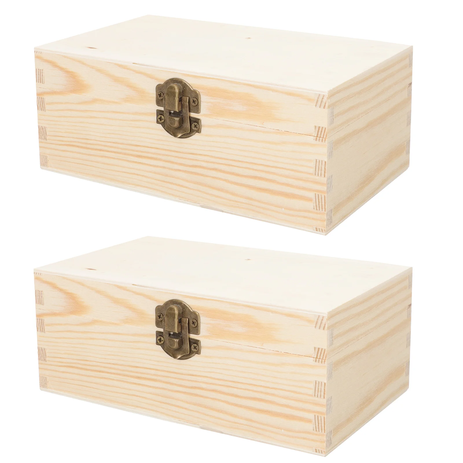 2 Pcs Wooden Jewelry Boxes Unfinished Natural Wood Diy Storage Containers Paintable Craft Supplies Kids Travel Boxes
2 Pcs Wooden Jewelry Boxes Unfinished Natural Wood Diy Storage Containers Paintable Craft Supplies Kids Travel Boxes