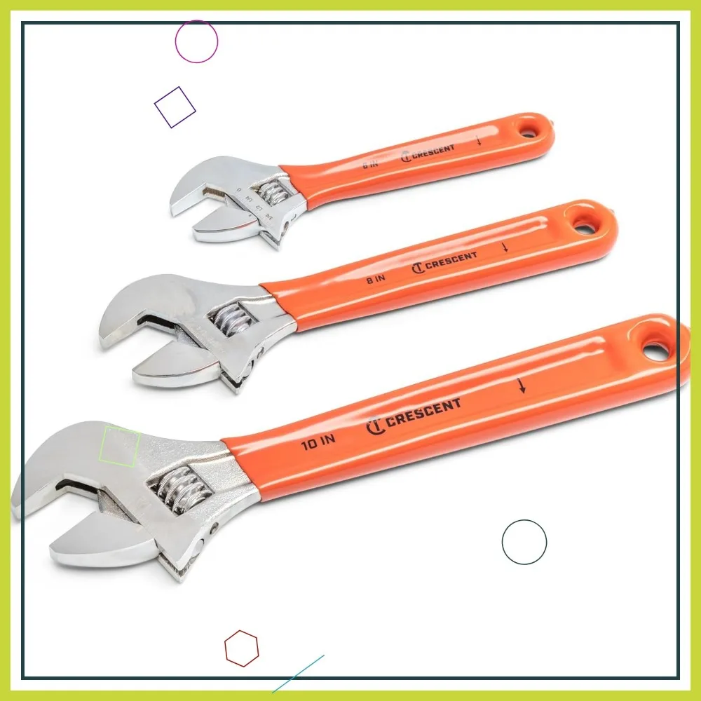 Набор из 3 ключей с подушечной рукояткой, размеры 6 дюймов, 8 дюймов и 10 дюймов для простого использования в инструментах
Набор из 3 ключей с подушечной рукояткой, размеры 6 дюймов, 8 дюймов и 10 дюймов для простого использования в инструментах