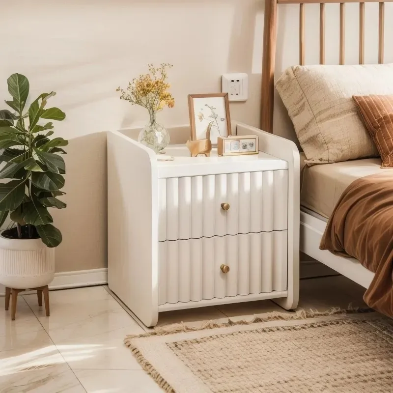 Cream wind bedside table Household bedroom Small simple modern bedside table Storage cabinet Locker
Cream wind bedside table Household bedroom Small simple modern bedside table Storage cabinet Locker