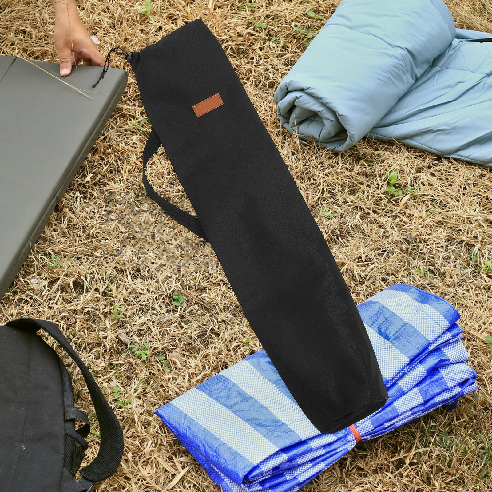 2pcs Tent Wear-resistant Trekking Pole Bag Oxford Cloth Fishing Rod Storage Bag Camping Outdoor Large Capacity Black
2pcs Tent Wear-resistant Trekking Pole Bag Oxford Cloth Fishing Rod Storage Bag Camping Outdoor Large Capacity Black