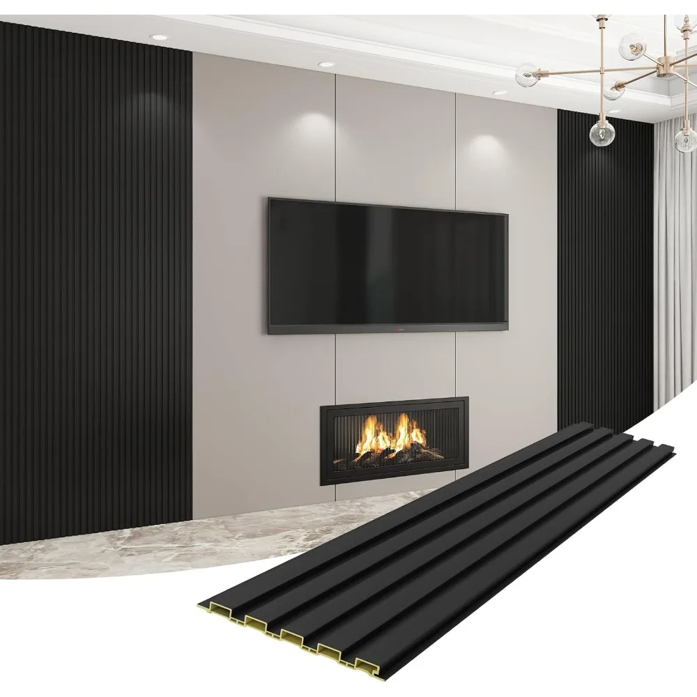 3D Slat Panel 8 Pcs Wall Panel for Interior Wall Decor Low Grille Black
3D Slat Panel 8 Pcs Wall Panel for Interior Wall Decor Low Grille Black