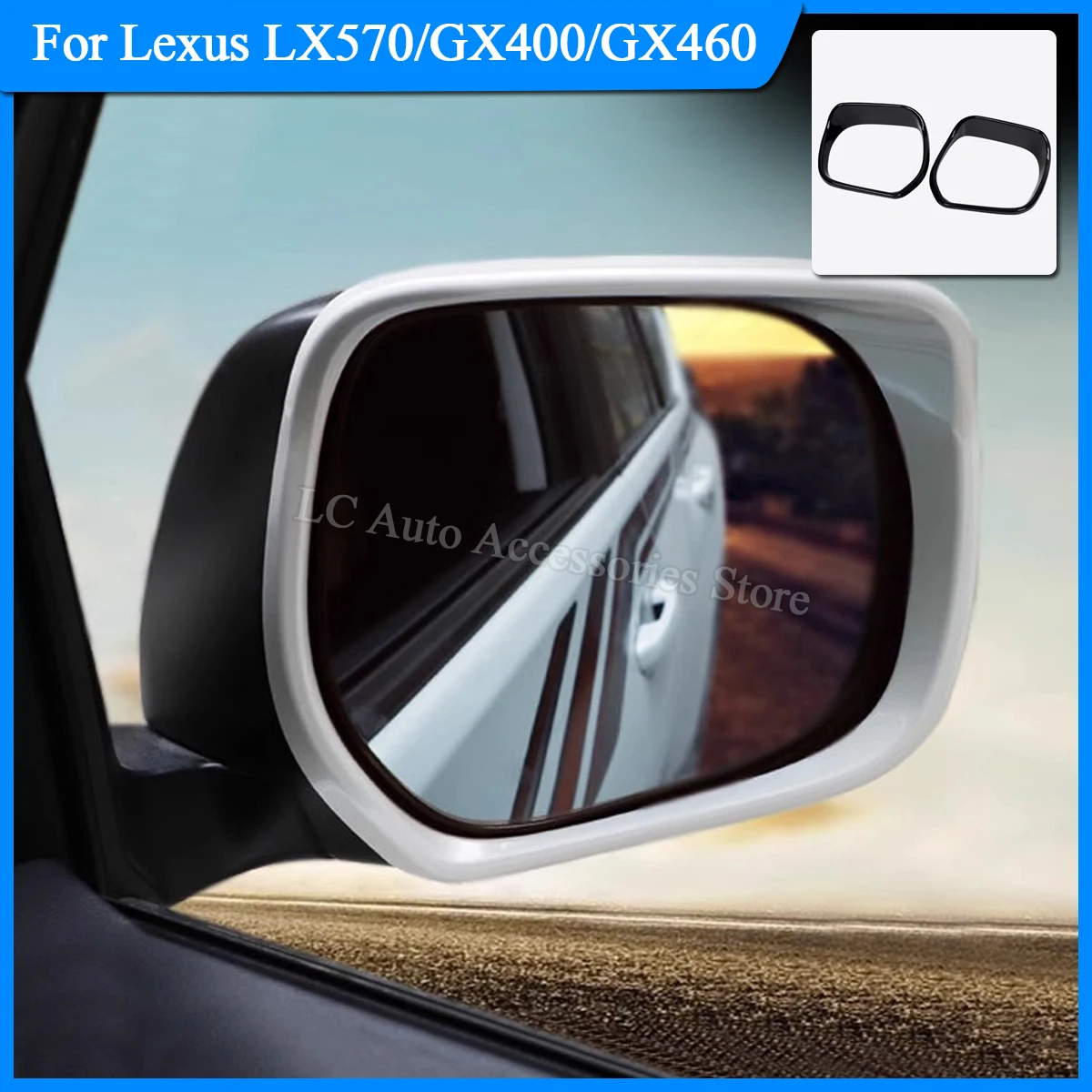 For 2010-2023 Lexus LX570 GX400 GX460 Rearview Mirror Rain Cover Tuning Decoration Exterior Modification Accessories
For 2010-2023 Lexus LX570 GX400 GX460 Rearview Mirror Rain Cover Tuning Decoration Exterior Modification Accessories