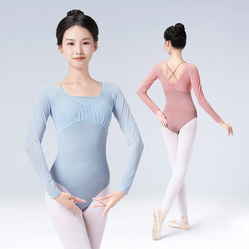 Adult Women Ballet Leotards Blue Sexy Mesh Gymnastics Leotard Female Ballet Dancing Costumes Girls Short Sleeve Dance Bodysuits
Adult Women Ballet Leotards Blue Sexy Mesh Gymnastics Leotard Female Ballet Dancing Costumes Girls Short Sleeve Dance Bodysuits