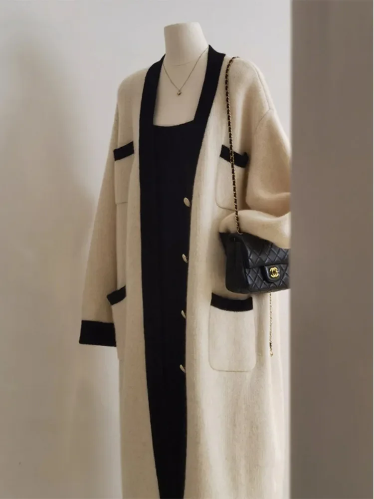 Women Cardigan Long Tops Sweaters Knitted Cardigans Oversized Sweater Korean Fashion New In Autumn Winter Clothes Women 2023
Women Cardigan Long Tops Sweaters Knitted Cardigans Oversized Sweater Korean Fashion New In Autumn Winter Clothes Women 2023