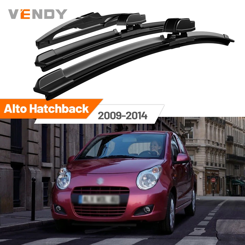 For Suzuki Alto Hatchback 2009-2014 2010 2011 2012 2013 Front & Rear Windshield Wiper Blades Windscreen Wipers Set Accessories
For Suzuki Alto Hatchback 2009-2014 2010 2011 2012 2013 Front & Rear Windshield Wiper Blades Windscreen Wipers Set Accessories
