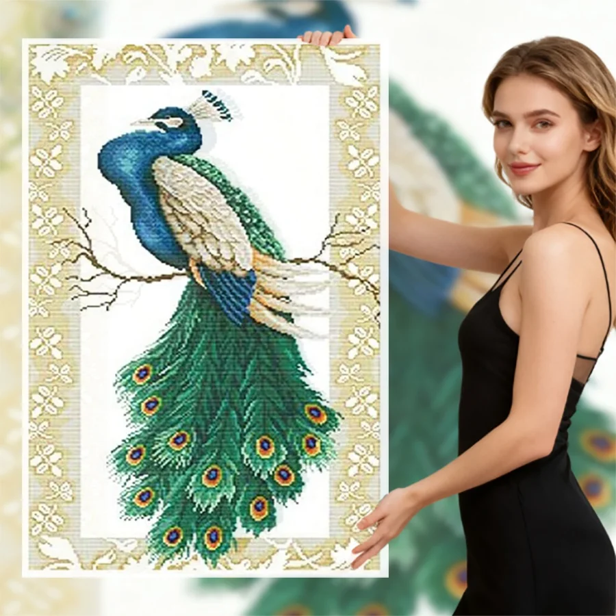 2026 New style Peacock phoenix pattern cross-stitch DIY printing and embroidery kit living room decoration handicraft enthusiast
2026 New style Peacock phoenix pattern cross-stitch DIY printing and embroidery kit living room decoration handicraft enthusiast