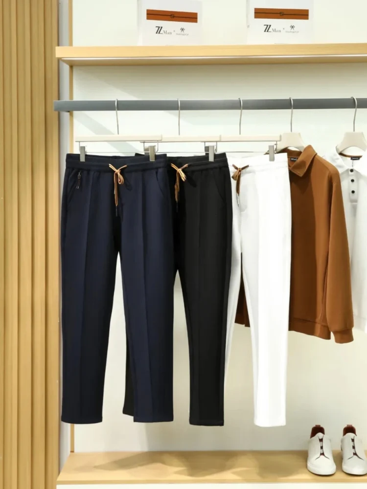 Мужские повседневные брюки на осень: модные, с цветовыми блоками, на шнурке, прямого кроя, для делового и повседневного стиля
Мужские повседневные брюки на осень: модные, с цветовыми блоками, на шнурке, прямого кроя, для делового и повседневного стиля