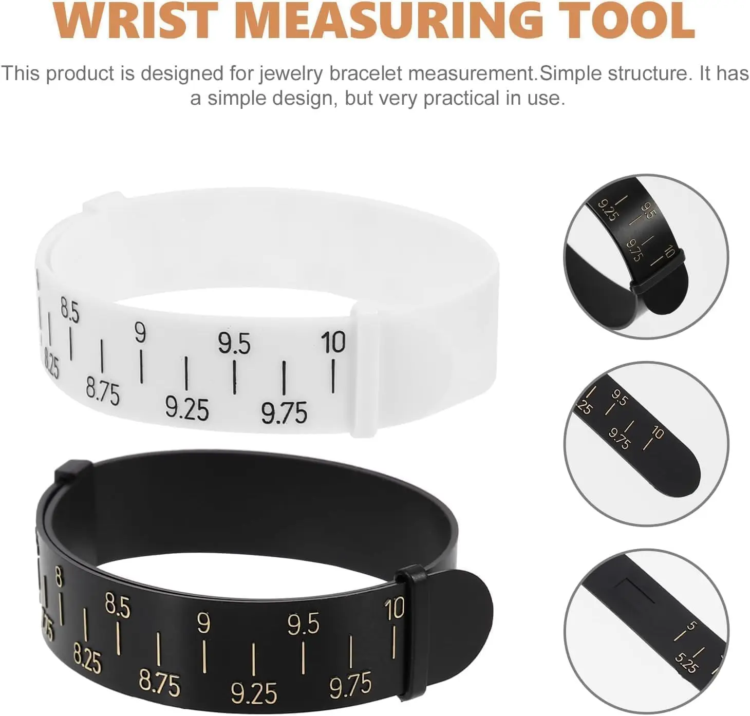 Professional Bracelet Sizer Gauge Accurate Wrist Measurement Tool for Jewelry Making Bracelet Mandrel DIY Craft Accessories
Professional Bracelet Sizer Gauge Accurate Wrist Measurement Tool for Jewelry Making Bracelet Mandrel DIY Craft Accessories