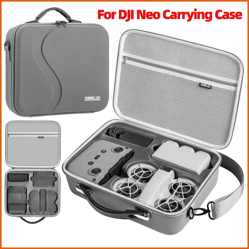 Portable Storage Bag Protective Carrying Case for DJI NEO Drones Controller Accessories PU Drop-resistant Hard Shell Handbags
Portable Storage Bag Protective Carrying Case for DJI NEO Drones Controller Accessories PU Drop-resistant Hard Shell Handbags