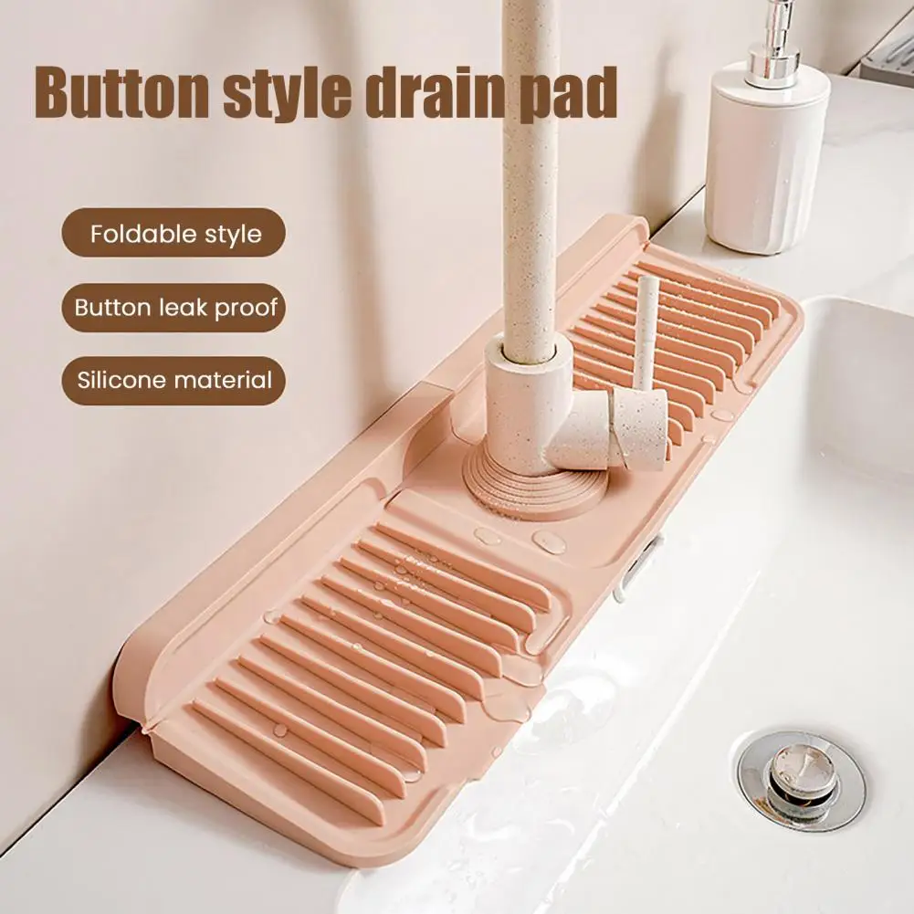 Silicone Drain Mat Sink Drain Mat Foldable Silicone Kitchen Sink Mat 6-degree Slope Water Draining Splash Guard Bathroom
Silicone Drain Mat Sink Drain Mat Foldable Silicone Kitchen Sink Mat 6-degree Slope Water Draining Splash Guard Bathroom