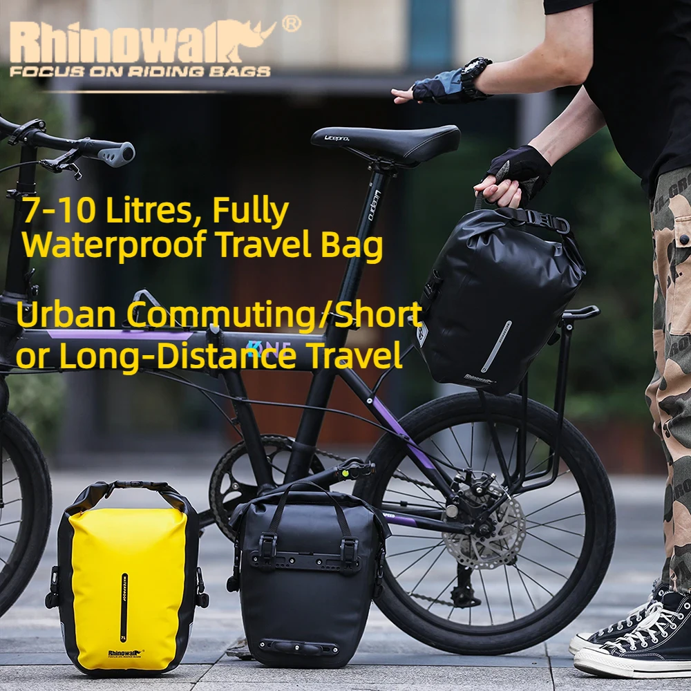 Rhinowalk Bicycle Bag Waterproof Bike Pannier Bag 7-10L Portable Cycling Rear Seat Trunk Bag MTB Bike Accessories Luggage Carrie
Rhinowalk Bicycle Bag Waterproof Bike Pannier Bag 7-10L Portable Cycling Rear Seat Trunk Bag MTB Bike Accessories Luggage Carrie