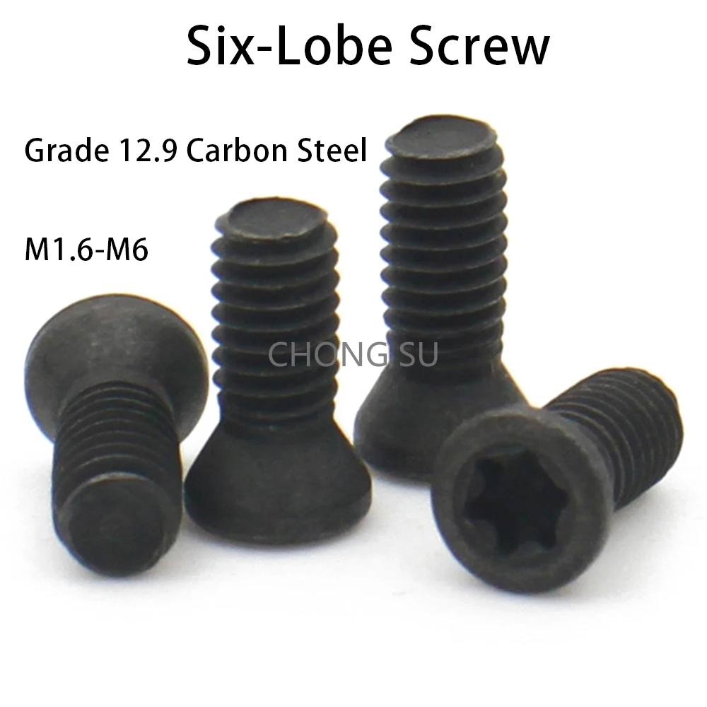Black Carbon M1.6 M1.8 M2 M2.2 M2.5 M3 M3.5 M4 M5 M6 CNC Insert Torx Screw for Replaces Carbide Inserts CNC Lathe Tools holder
Black Carbon M1.6 M1.8 M2 M2.2 M2.5 M3 M3.5 M4 M5 M6 CNC Insert Torx Screw for Replaces Carbide Inserts CNC Lathe Tools holder