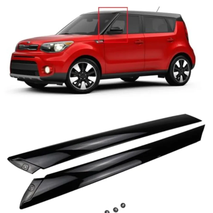 Windshield Trim Pillar LH RH 2P Black Plastic Polyurethane PU Compatible with 2014-2019 Kia Soul OE and 86180B2000 C
Windshield Trim Pillar LH RH 2P Black Plastic Polyurethane PU Compatible with 2014-2019 Kia Soul OE and 86180B2000 C