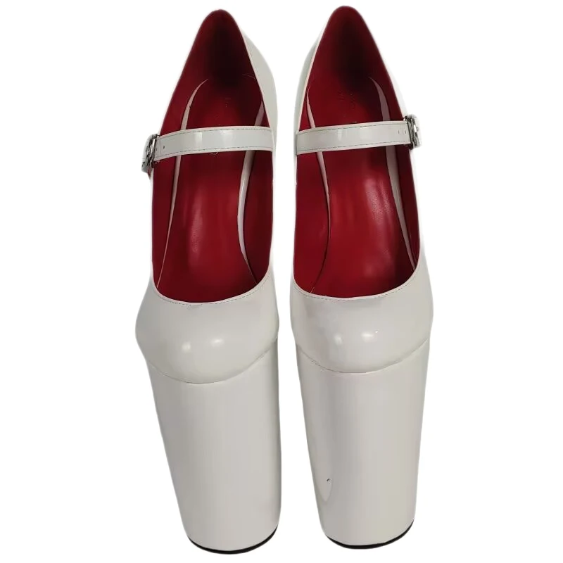 SHOFOO Fashionable women's high heels White (multi-color) leather round toe shoes Mary Jane women's shoes Wedges heel platform
SHOFOO Fashionable women's high heels White (multi-color) leather round toe shoes Mary Jane women's shoes Wedges heel platform