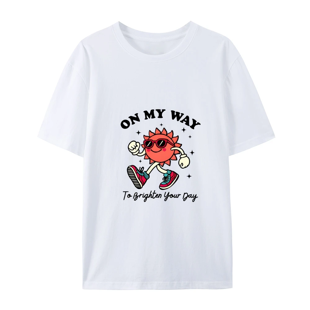 Playful Sun Character Slogan, Fun & Uplifting, Cotton Top with a Design Y2k Graphic Tee, Soft Fabric for Cheerful Casual Looks
Playful Sun Character Slogan, Fun & Uplifting, Cotton Top with a Design Y2k Graphic Tee, Soft Fabric for Cheerful Casual Looks