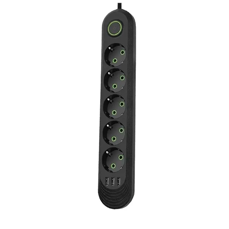 B08B-EU Plug 2500W Fast Electrical Adapter Socket Power Strip 5 Hole Design AC Outlet Extension Cord USB Ports EU Standard
B08B-EU Plug 2500W Fast Electrical Adapter Socket Power Strip 5 Hole Design AC Outlet Extension Cord USB Ports EU Standard