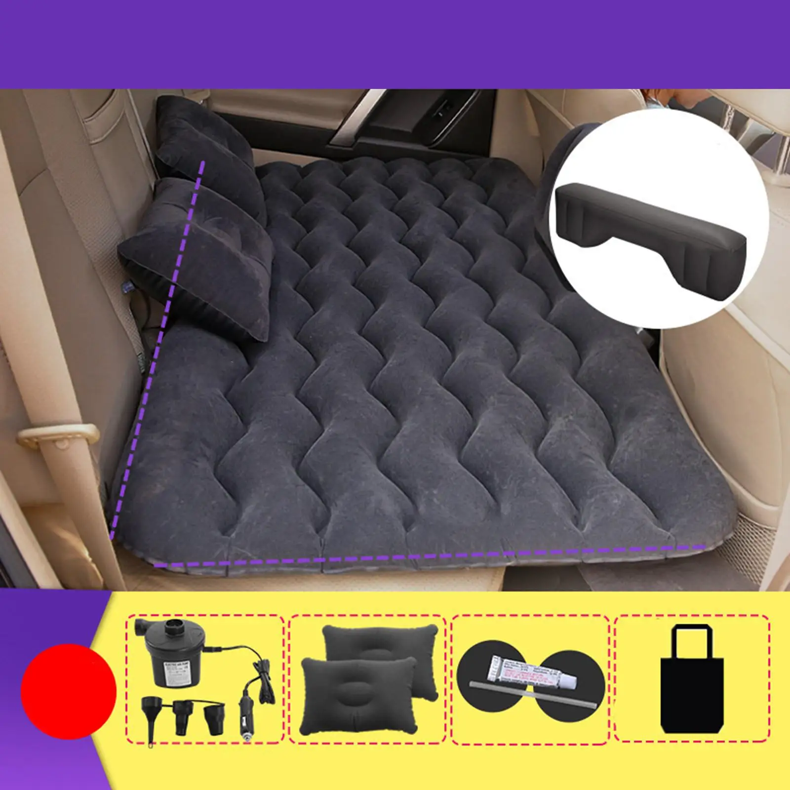 Rear Seat Air Mattress Inflatable Rest Cushion Sleeping Bed Pad Air Couch Mat for Tent Going Out Hiking Camping Truck RV Sedan
Rear Seat Air Mattress Inflatable Rest Cushion Sleeping Bed Pad Air Couch Mat for Tent Going Out Hiking Camping Truck RV Sedan