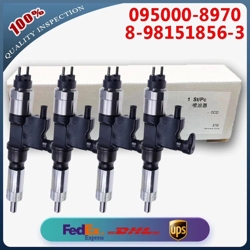 4PCS Disel Fuel Injector 8-98151856-3 095000-8970 for Isuzu Engine 4HK1 6HK1 Diesel Engine
4PCS Disel Fuel Injector 8-98151856-3 095000-8970 for Isuzu Engine 4HK1 6HK1 Diesel Engine