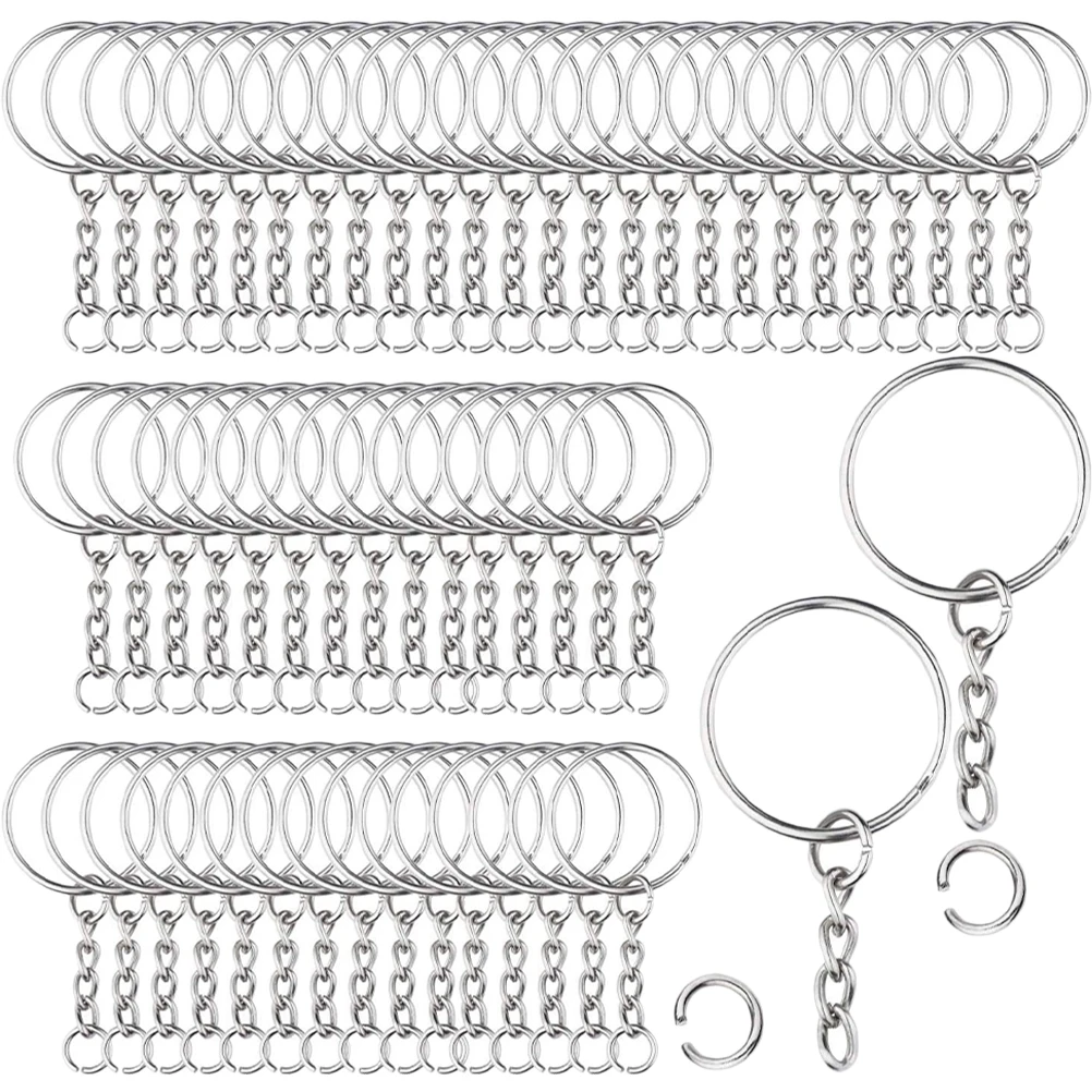 150 Pcs Key Chain Accessories 25mm Key Ring Components DIY Supplies Split Rings Making Tools Friendly Material
150 Pcs Key Chain Accessories 25mm Key Ring Components DIY Supplies Split Rings Making Tools Friendly Material