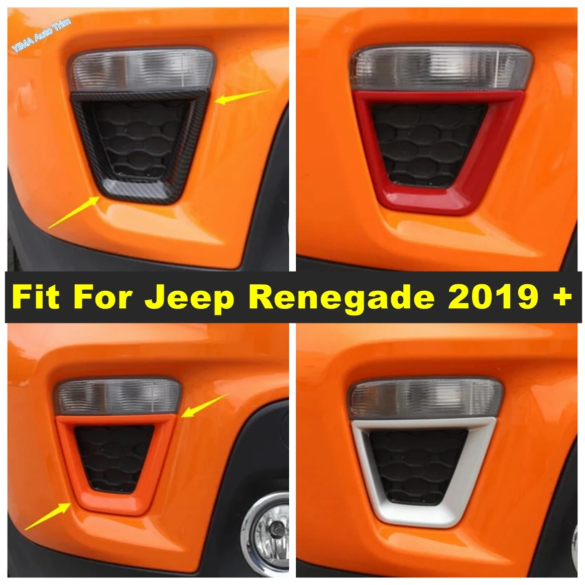 Car Front Turn Signal Side Indicator Lights Lamp Decoration Cover Trim Fit For Jeep Renegade 2019 2020 ABS Exterior Accessories
Car Front Turn Signal Side Indicator Lights Lamp Decoration Cover Trim Fit For Jeep Renegade 2019 2020 ABS Exterior Accessories