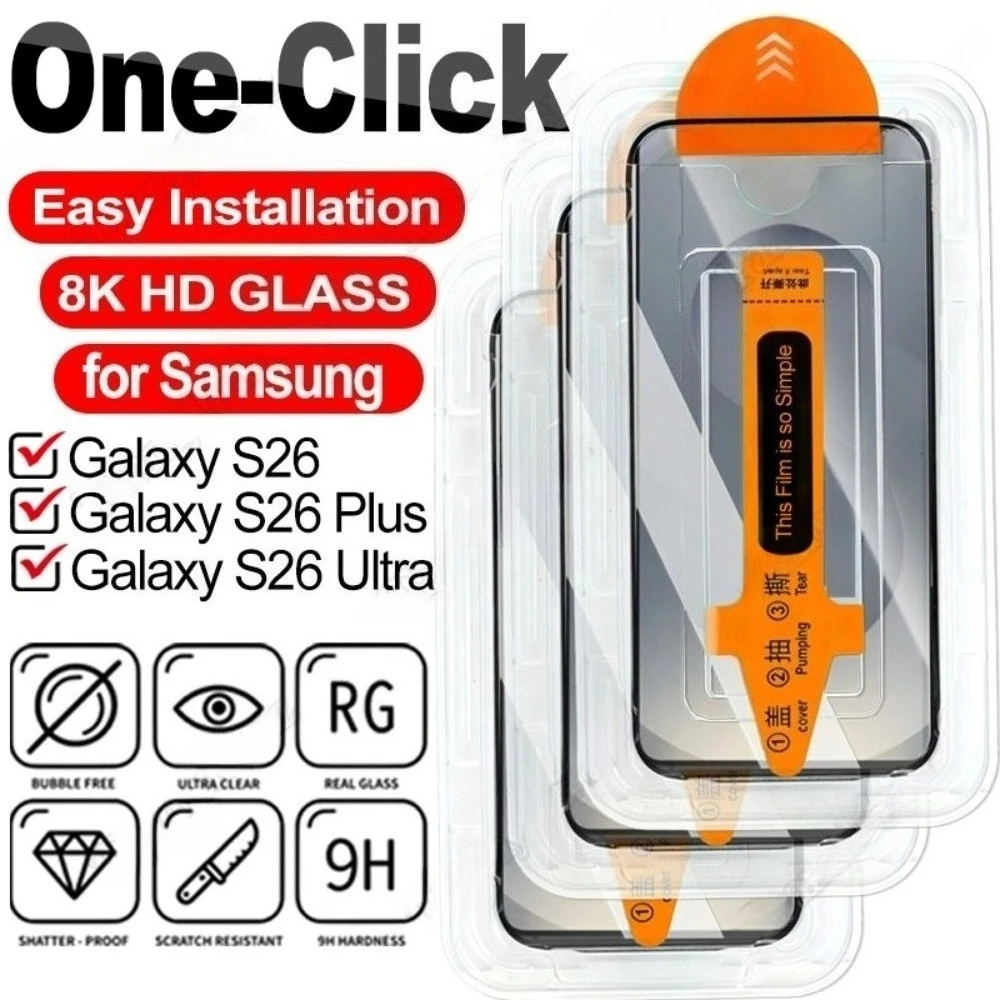 3 шт. Защитное стекло Ultra HD для Samsung Galaxy S26 S25 S24 Ultra S23 S22 S21 Plus S23 S24 FE S25 Edge, простая установка
3 шт. Защитное стекло Ultra HD для Samsung Galaxy S26 S25 S24 Ultra S23 S22 S21 Plus S23 S24 FE S25 Edge, простая установка
