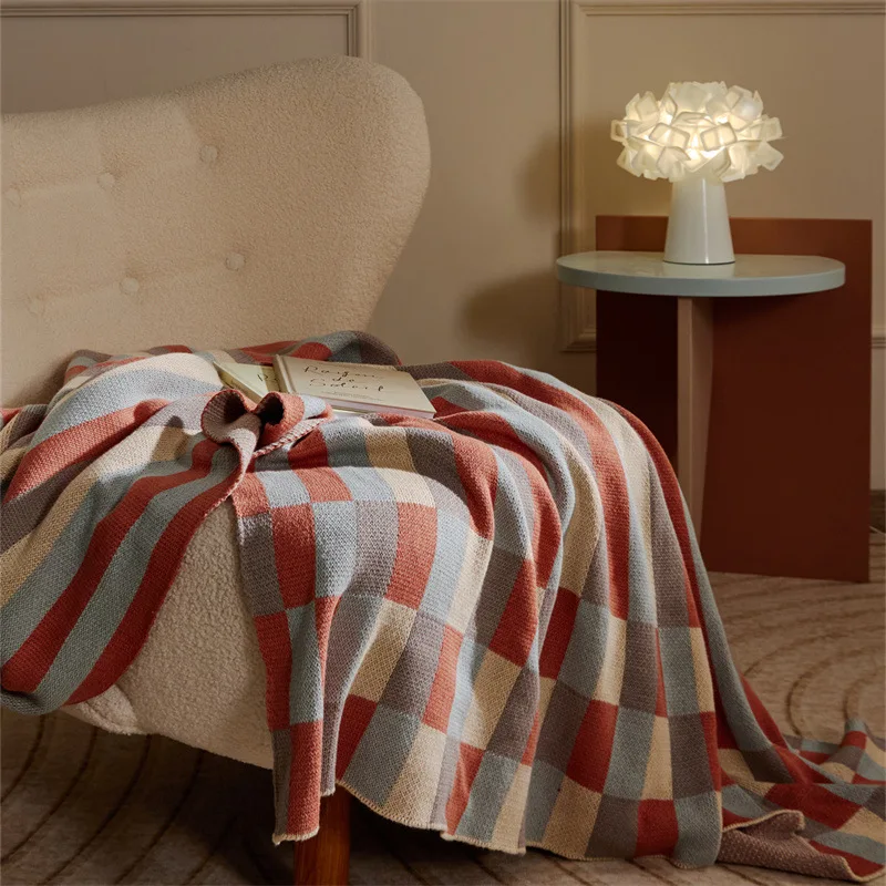 Langgao New Four Seasons Nordic Class a Cotton Bedroom Office Area Knitted Geometric Striped Pattern Blanket
Langgao New Four Seasons Nordic Class a Cotton Bedroom Office Area Knitted Geometric Striped Pattern Blanket