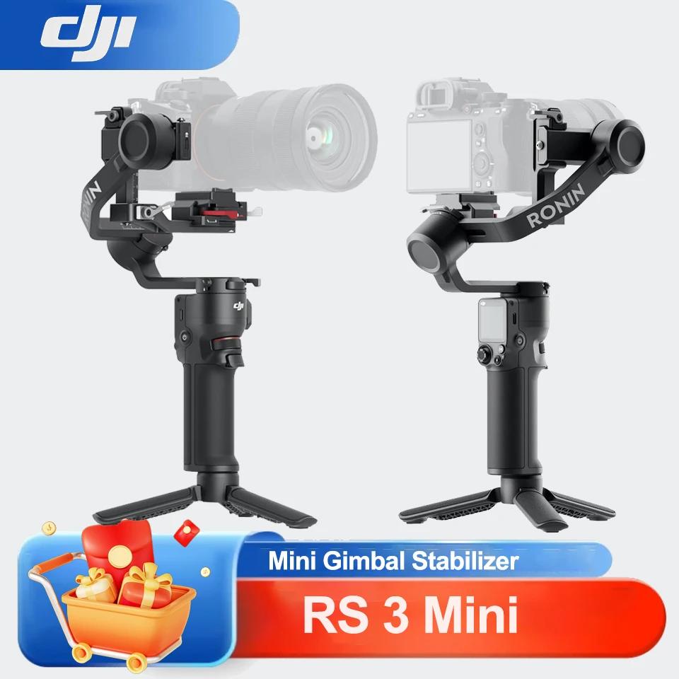 DJI RS 3 Mini Gimbal Stabilizer 1.4" Full Color Touchscreen Wireless Camera Control via Bluetooth for Video Recording
DJI RS 3 Mini Gimbal Stabilizer 1.4" Full Color Touchscreen Wireless Camera Control via Bluetooth for Video Recording