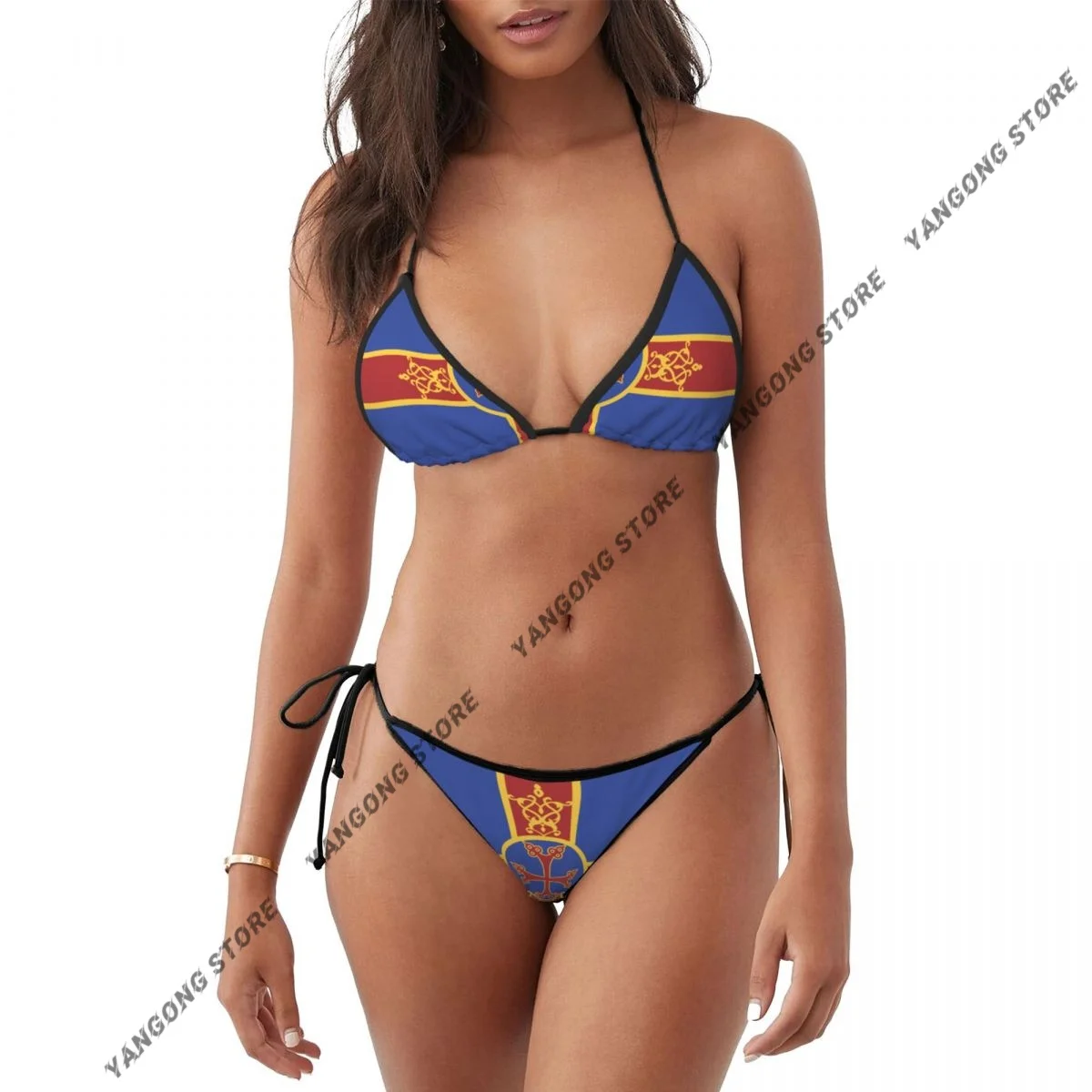 Woman Two Piece Swimsuit Flag Of Iranian Armenians In Vormi Swimwear Women's Bikini Set Sexy Bikini Low Wasit Bathsuit
Woman Two Piece Swimsuit Flag Of Iranian Armenians In Vormi Swimwear Women's Bikini Set Sexy Bikini Low Wasit Bathsuit