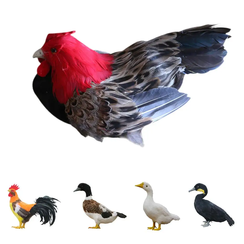 Реалистичная фигурка утки, курицы, гуся, петуха, реалистичная модель животного, полиэтиленовое перо, ремесло для домашнего сада, дисплея
Реалистичная фигурка утки, курицы, гуся, петуха, реалистичная модель животного, полиэтиленовое перо, ремесло для домашнего сада, дисплея