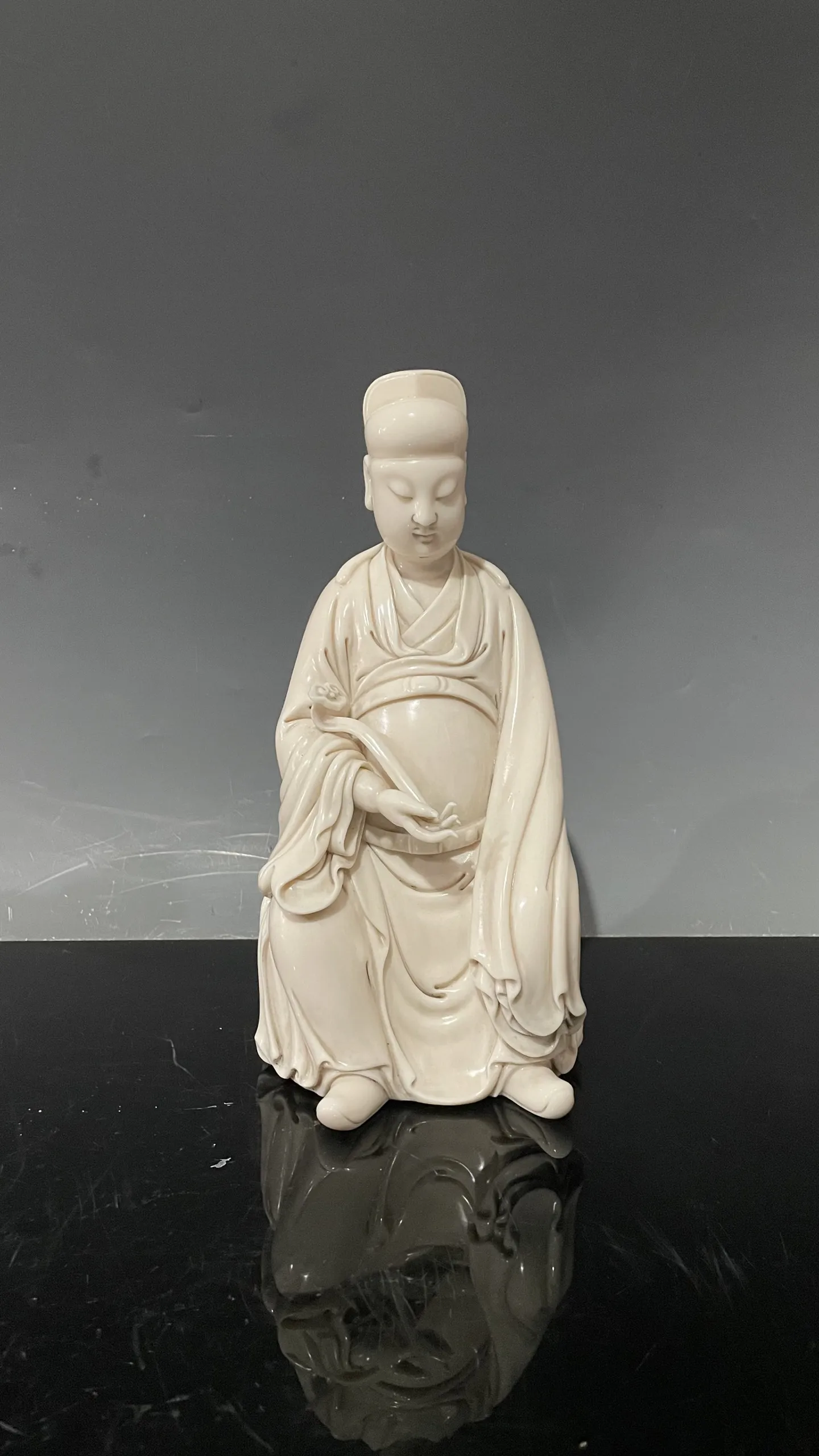 11"Chinese Jingdezhen Dehua Porcelain Child Red Emperor Wenchang God immortals In charge of promotion and fame Worship Hall
11"Chinese Jingdezhen Dehua Porcelain Child Red Emperor Wenchang God immortals In charge of promotion and fame Worship Hall
