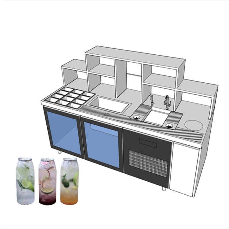 Full Set of Equipment Bubble Tea Shop Water Bar Workbench Beverage Operation Table Boba Station
Full Set of Equipment Bubble Tea Shop Water Bar Workbench Beverage Operation Table Boba Station