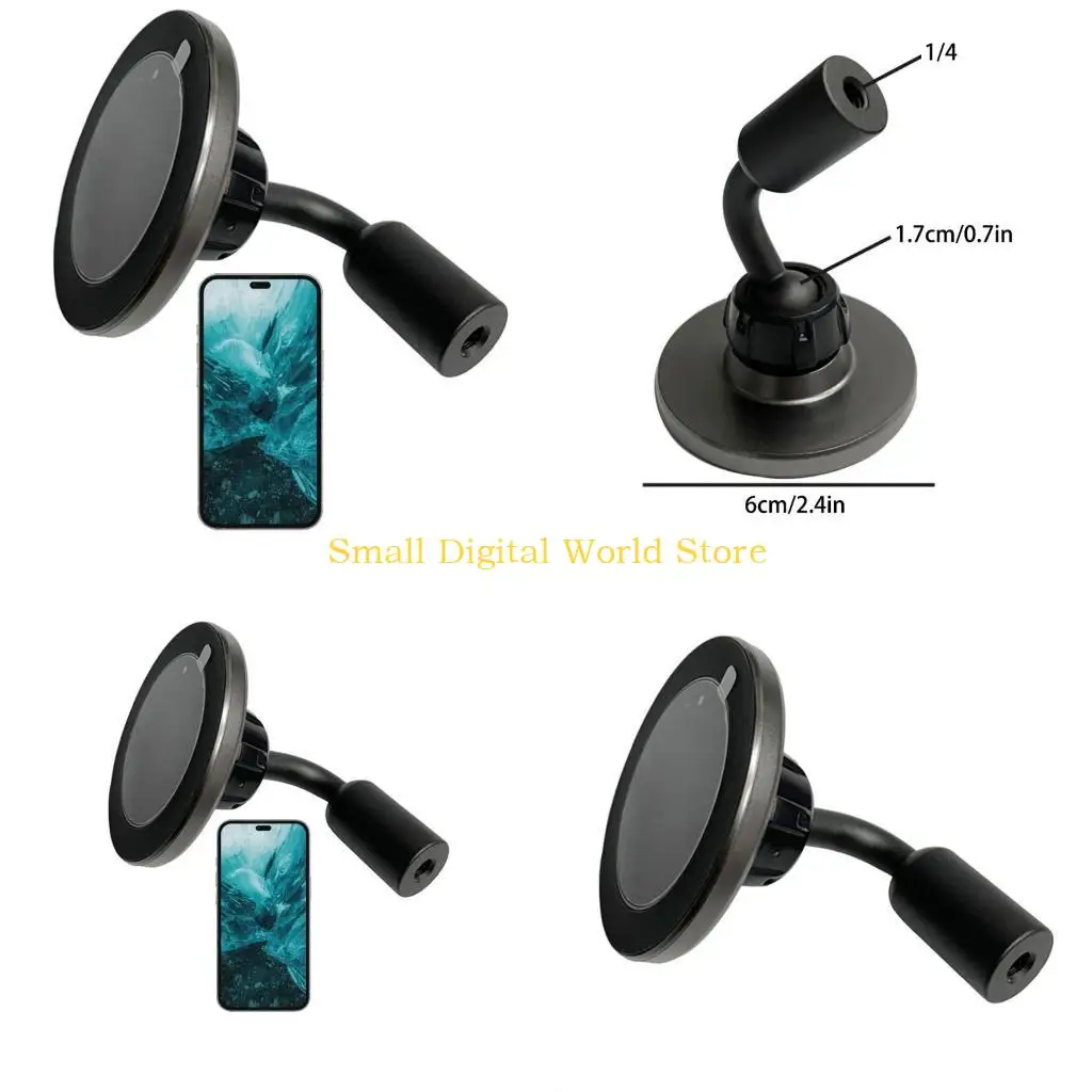77UB Universal Magnetic Phone Mount Magnetic Tripod Adapter Aluminum Alloy Phone Mount 1/4 to 17mm Ball Rack for 12-15 Series
77UB Universal Magnetic Phone Mount Magnetic Tripod Adapter Aluminum Alloy Phone Mount 1/4 to 17mm Ball Rack for 12-15 Series