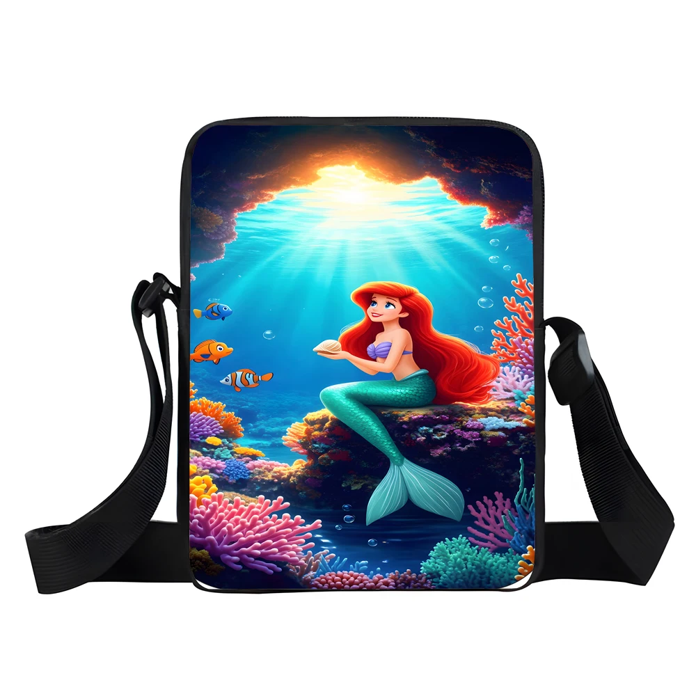 Boy Girls Cute cartoon Princess A-Ariels Printed Shoulder Messenger Bag Child Casual Handbag Men Women Phone Bag Shopping Bag
Boy Girls Cute cartoon Princess A-Ariels Printed Shoulder Messenger Bag Child Casual Handbag Men Women Phone Bag Shopping Bag