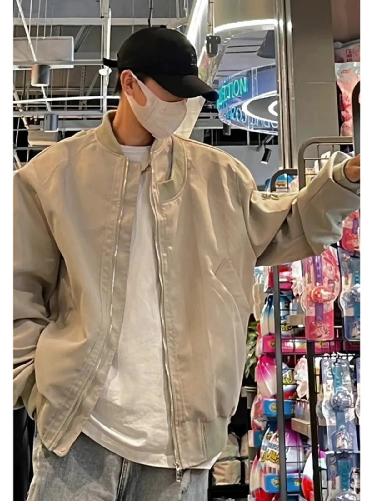 Cleanfit American Style Pilot Jacket Men's Spring Autumn Short Version Deconstructed Design Baseball Game High-End Feeling Ou...
Cleanfit American Style Pilot Jacket Men's Spring Autumn Short Version Deconstructed Design Baseball Game High-End Feeling Ou...